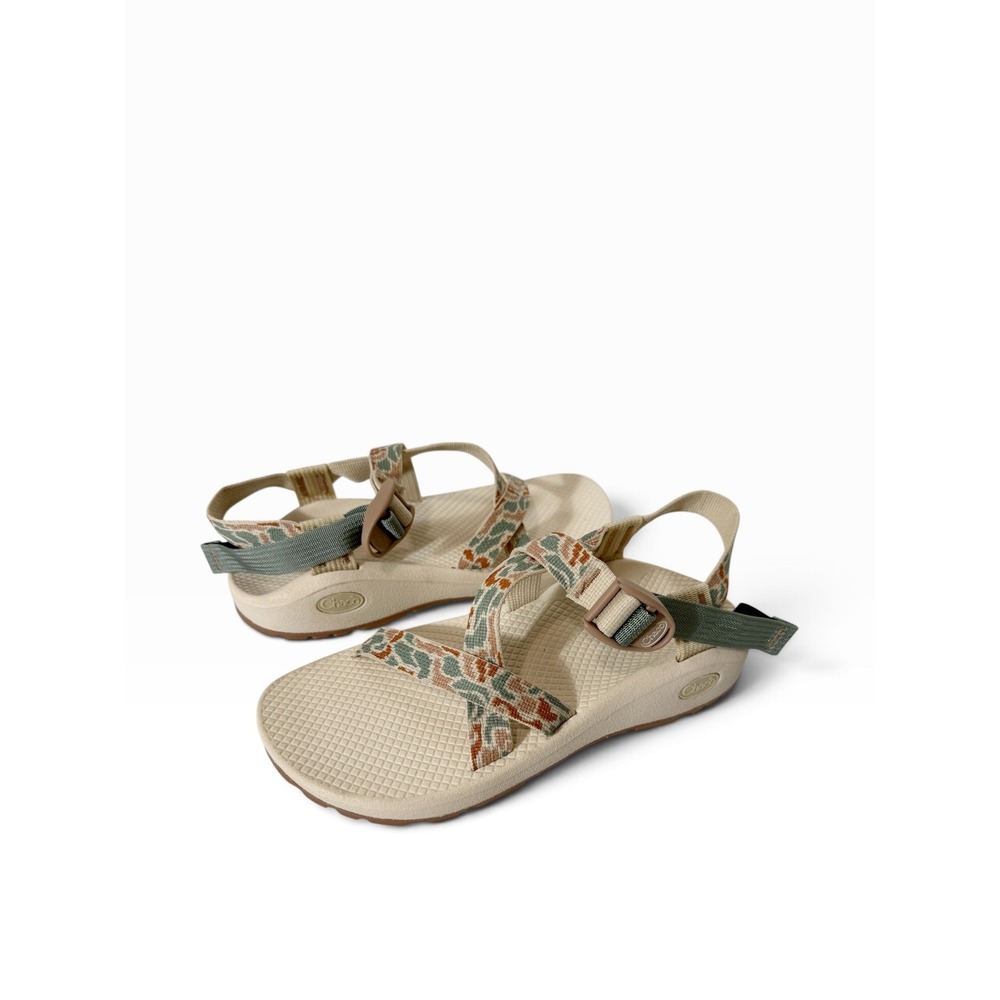 Chaco Women's Z/Cloud Pebble Sage Gorpcore Strappy Hiking Sandals Size 8 Wide